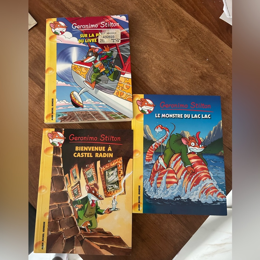 Geronimo Stilton French Book Set